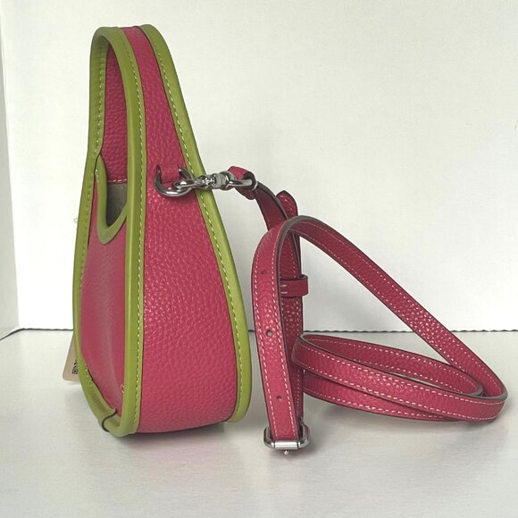 Coach Coachtopia Mini Ergo Bag CO662 Strawberry Haze Leather 90s Crossbody - Picture 5 of 8